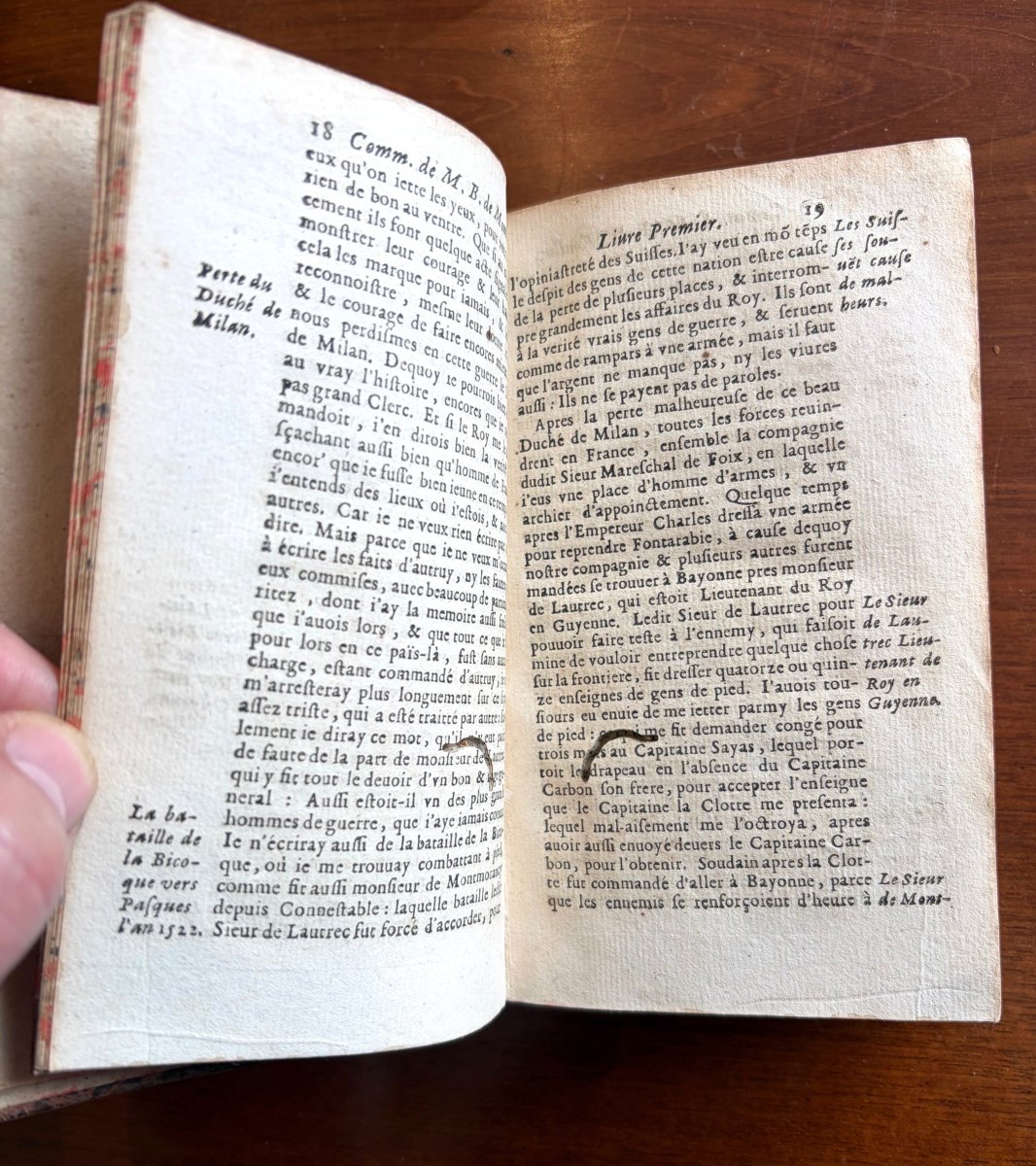 Commentaires de Montluc, 1661, en deux volumes-photo-4