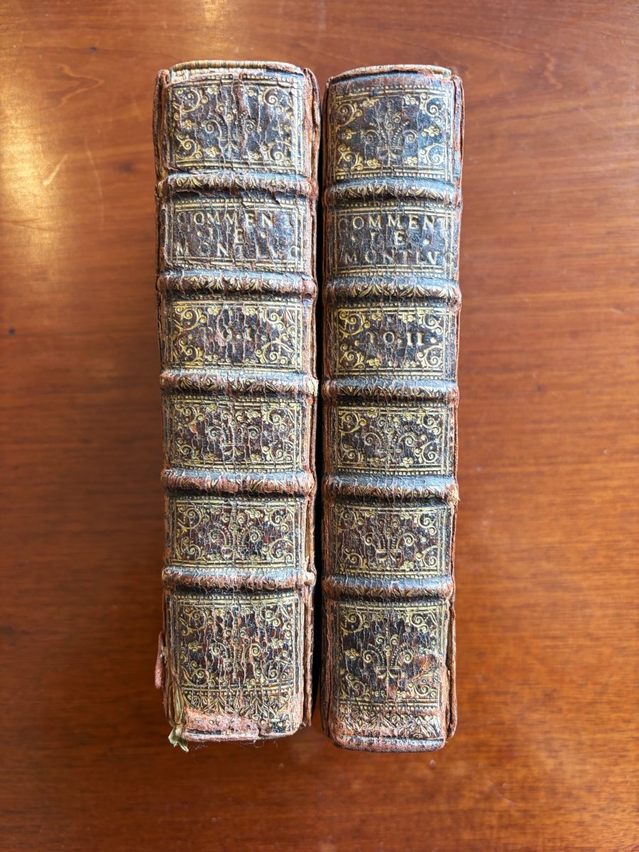 Commentaires de Montluc, 1661, en deux volumes