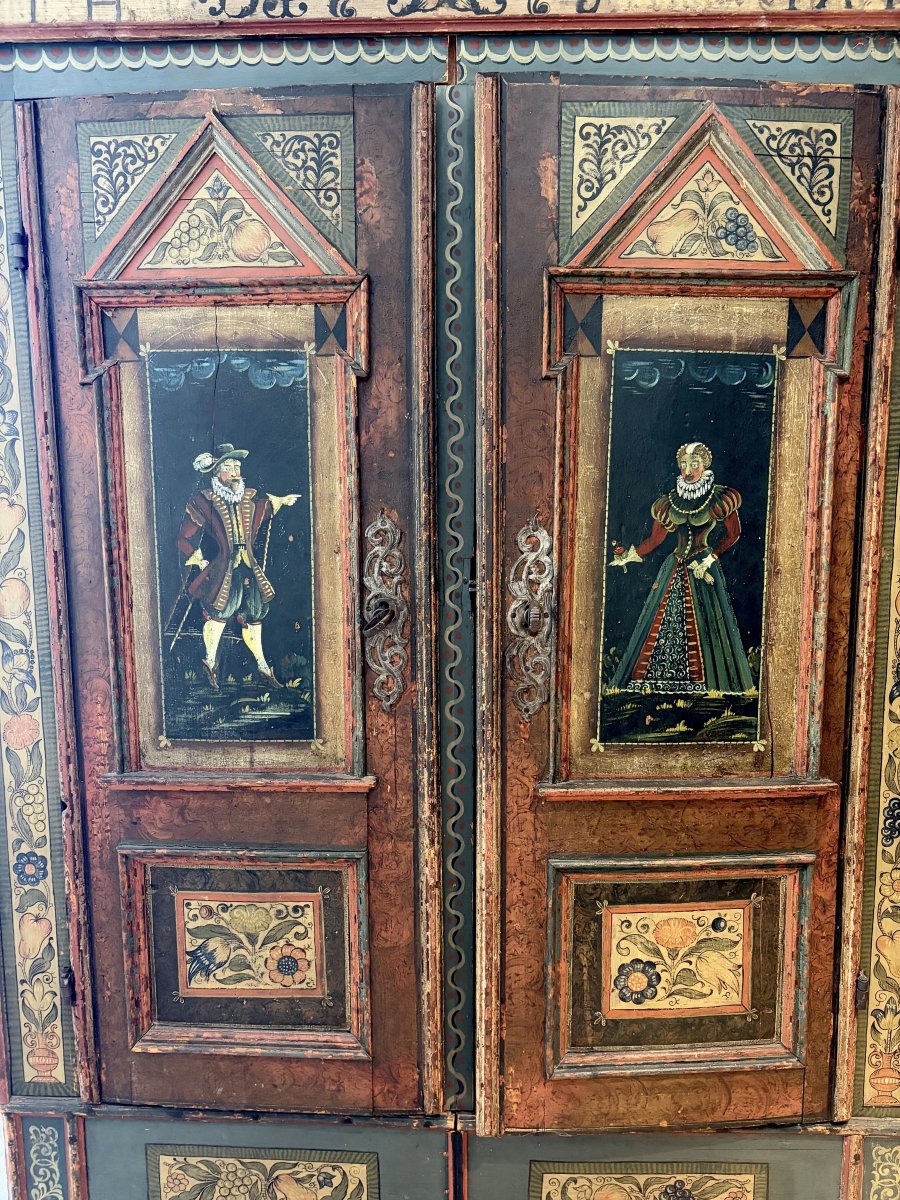 Rara Tyrolean Armoire, 18eme Century-photo-3