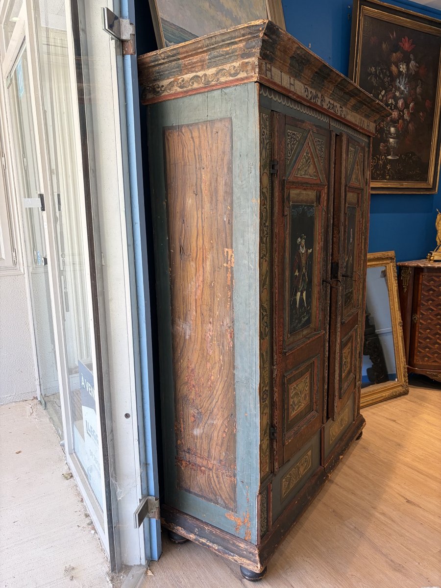 Rara Tyrolean Armoire, 18eme Century-photo-7