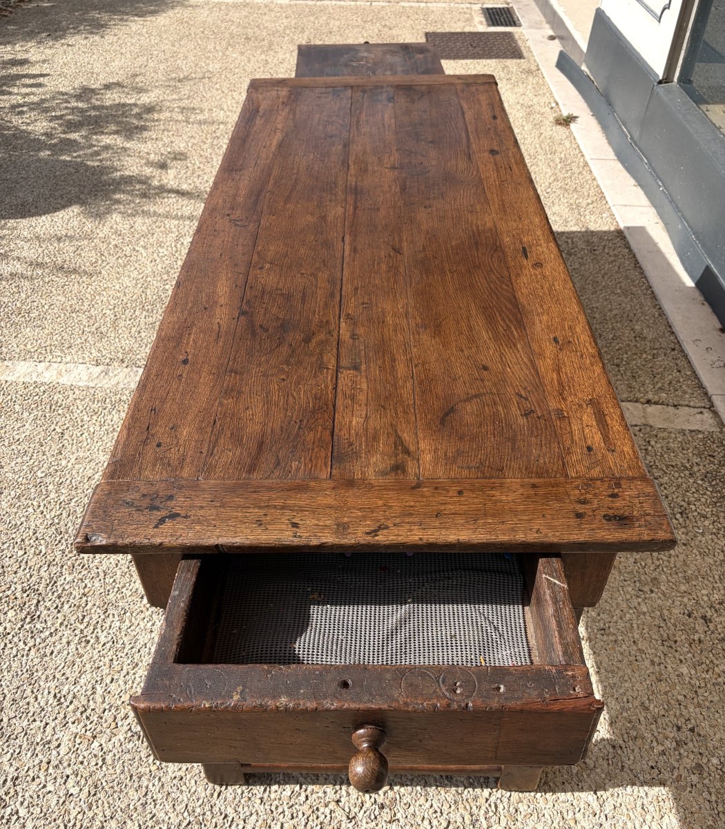 17th-century Oak Table-photo-2