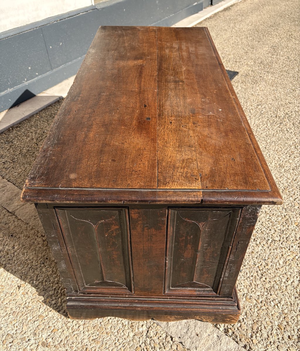 Gothic Walnut Chest-photo-1