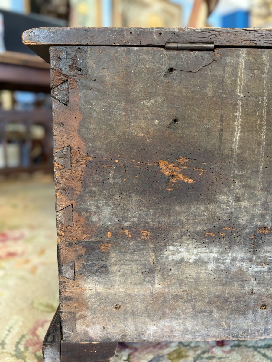 Gothic Walnut Chest-photo-6
