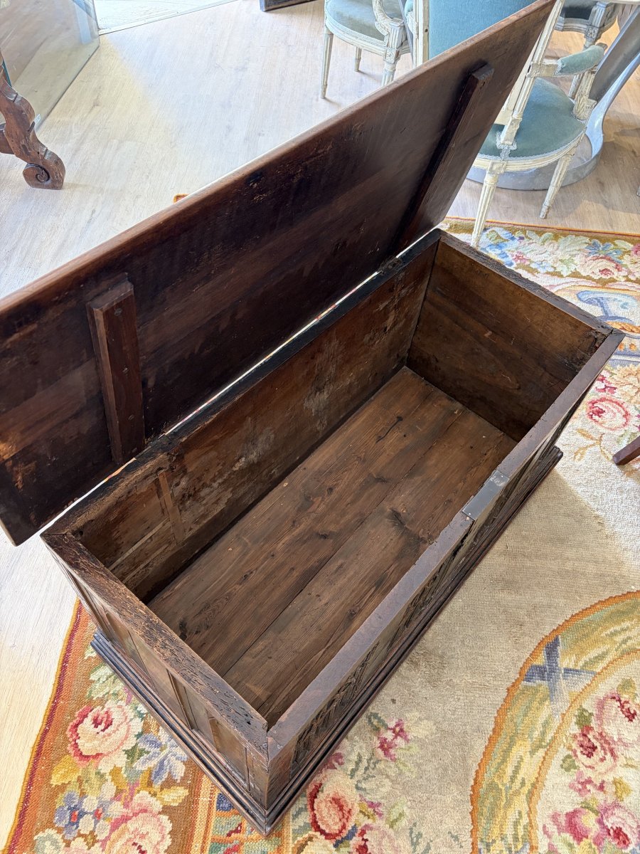 Gothic Walnut Chest-photo-7