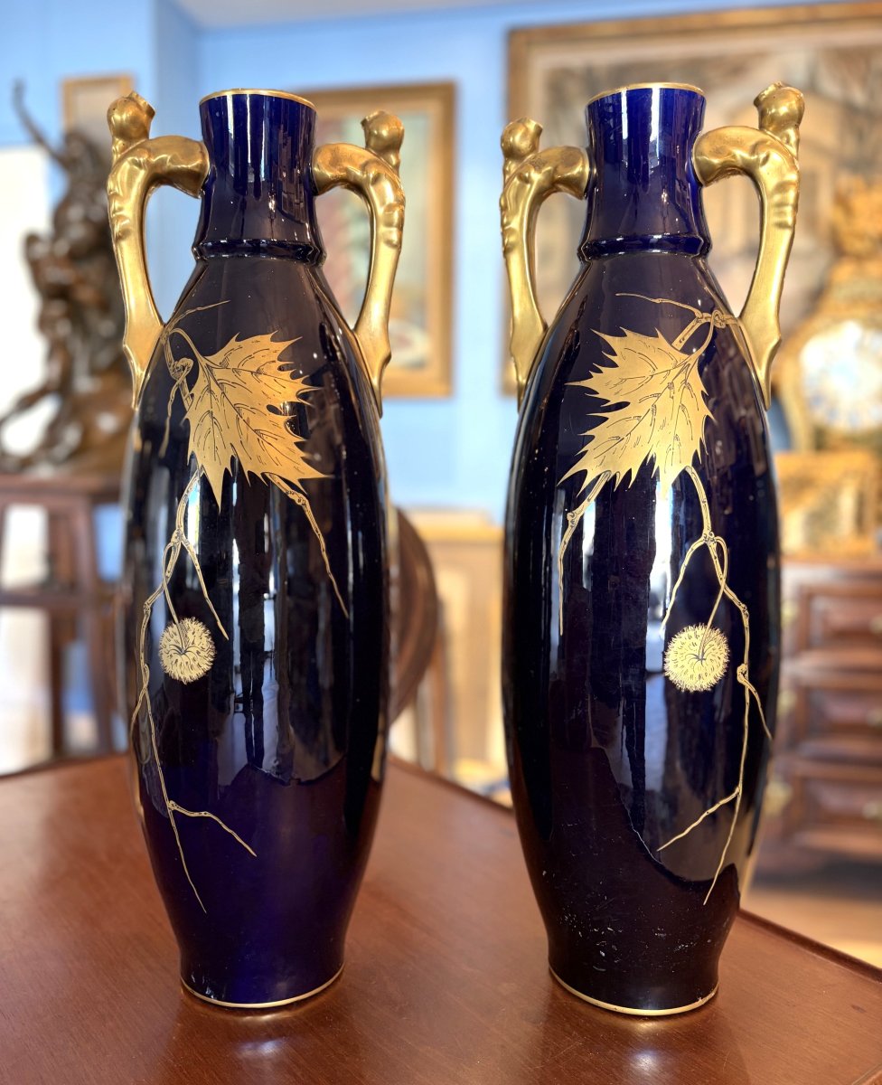 Large Vases From The Sainte Radegonde Collection By Gustave Asch-photo-1
