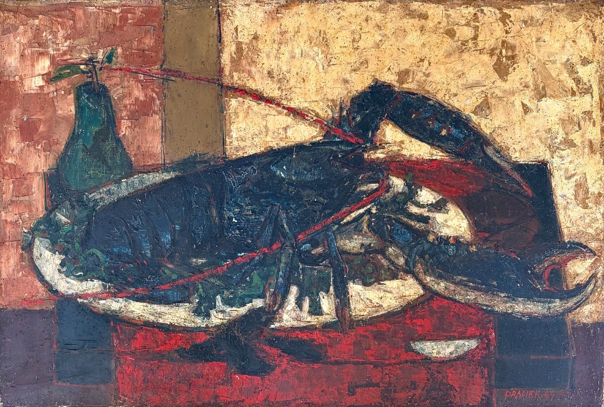 "the Lobster," A Painting By Raoul Pradier