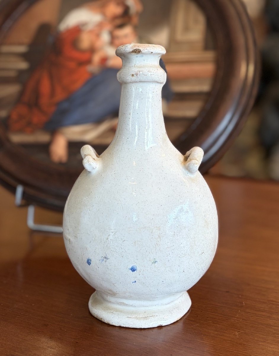 Pilgrim's Water Bottle, Nevers, 18th Century-photo-2