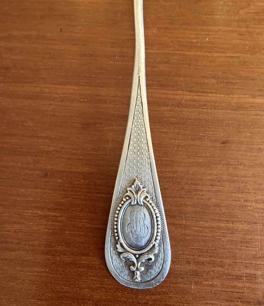Solid Silver Strawberry Spoon-photo-1