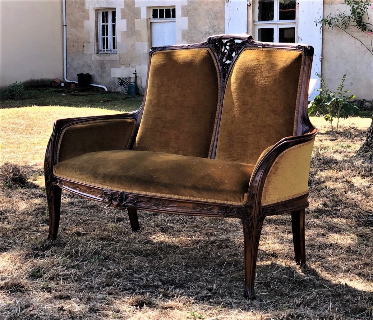 Art Nouveau Sofa By Majorelle-photo-2