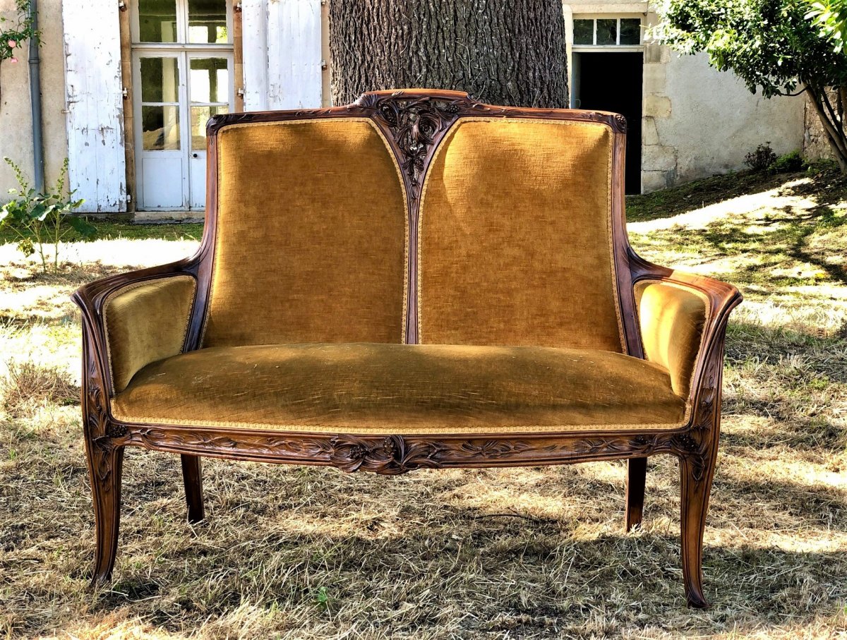 Art Nouveau Sofa By Majorelle
