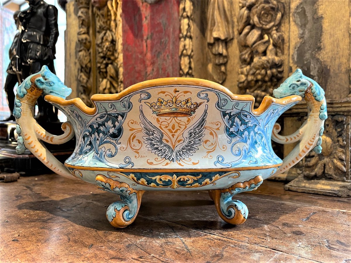 Blois Ulysse Faience Planter-photo-2