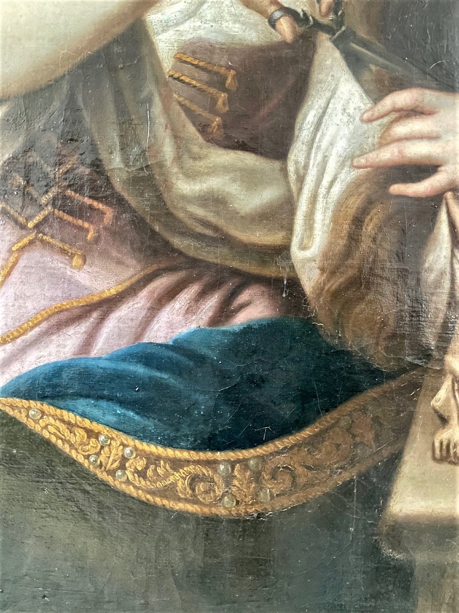 Sainte Madeleine Penitente, Large 17th Table-photo-4
