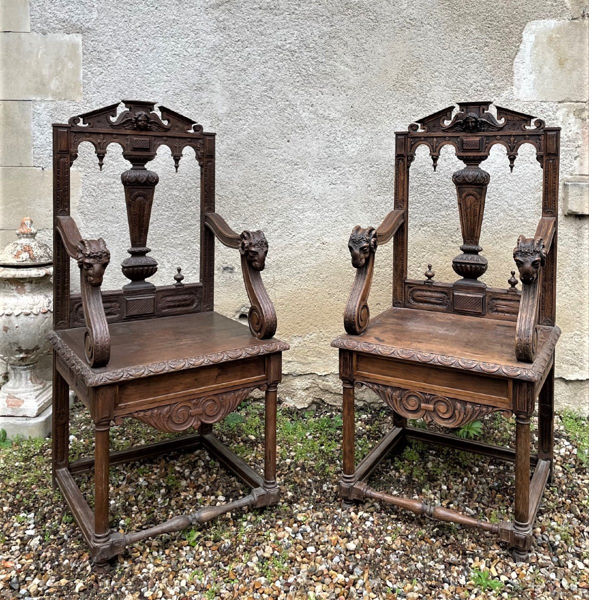 Pair Of Liège Armchairs 19th