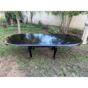 Black Lacquered Dining Room Table