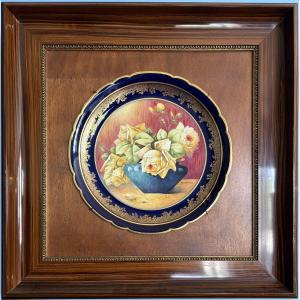 Limoges Porcelain Plate Signed By Dartigeas