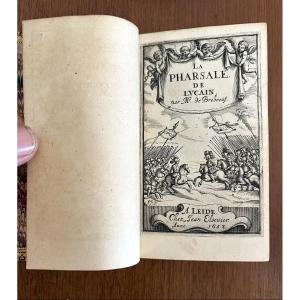 Lucan's *pharsalia*, 1658, Beautifully Bound By Petit