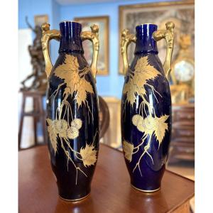 Large Vases From The Sainte Radegonde Collection By Gustave Asch