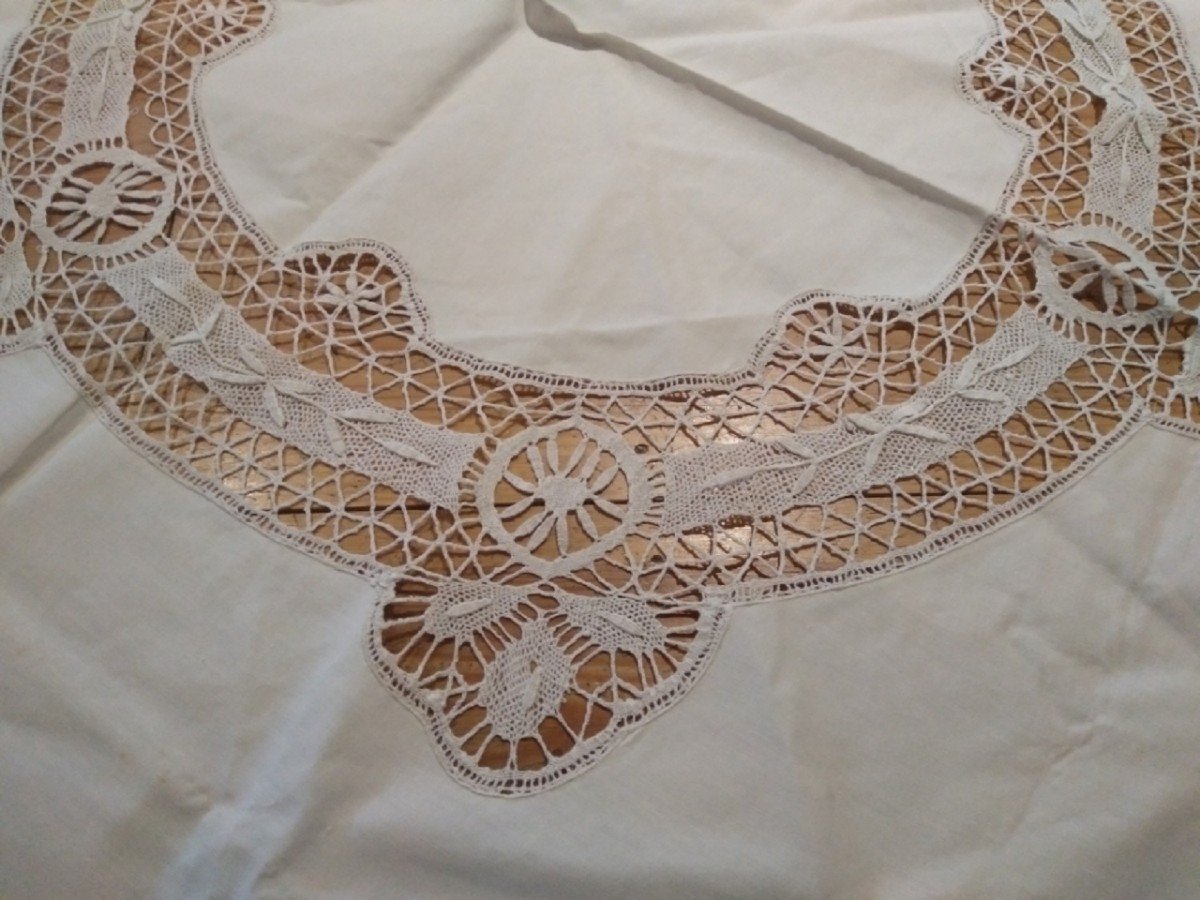 Round Tablecloth - Lace - XXth-photo-3