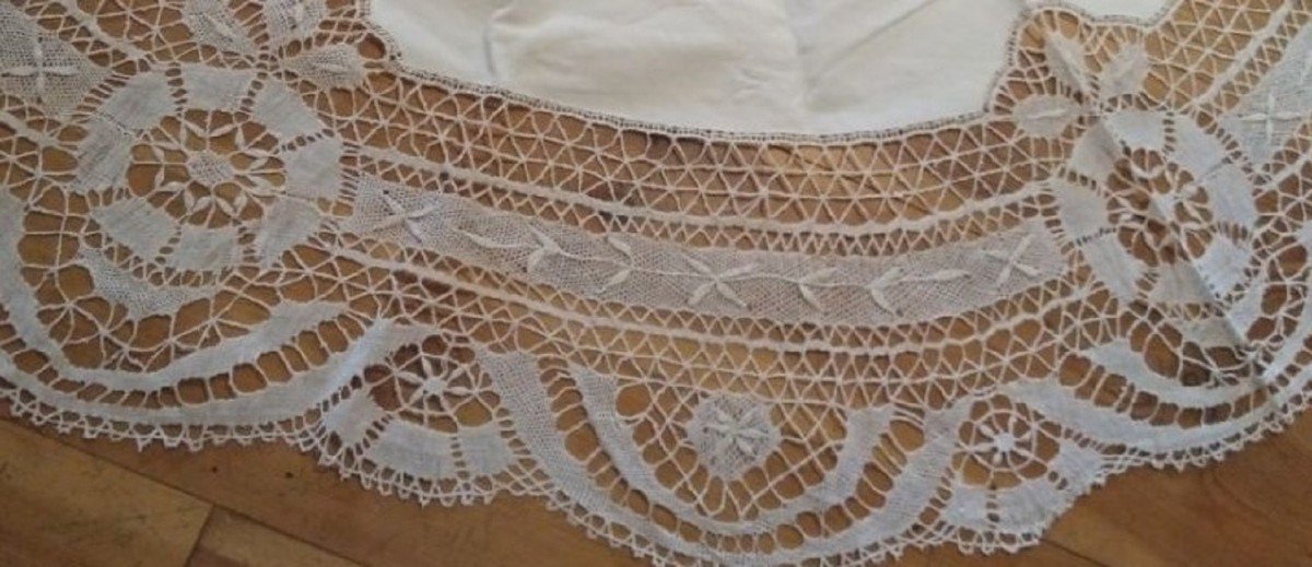Round Tablecloth - Lace - XXth-photo-4