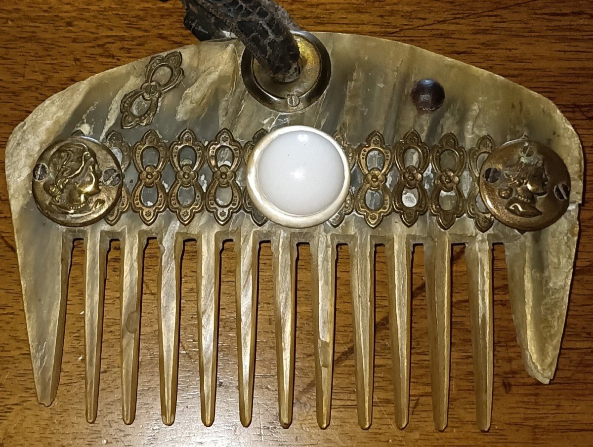 Horse Comb - Folk Art-photo-2