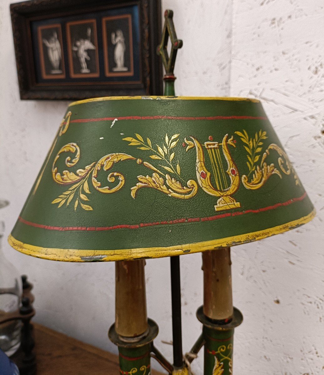 Directoire-19th Style Bouillotte Lamp-photo-3