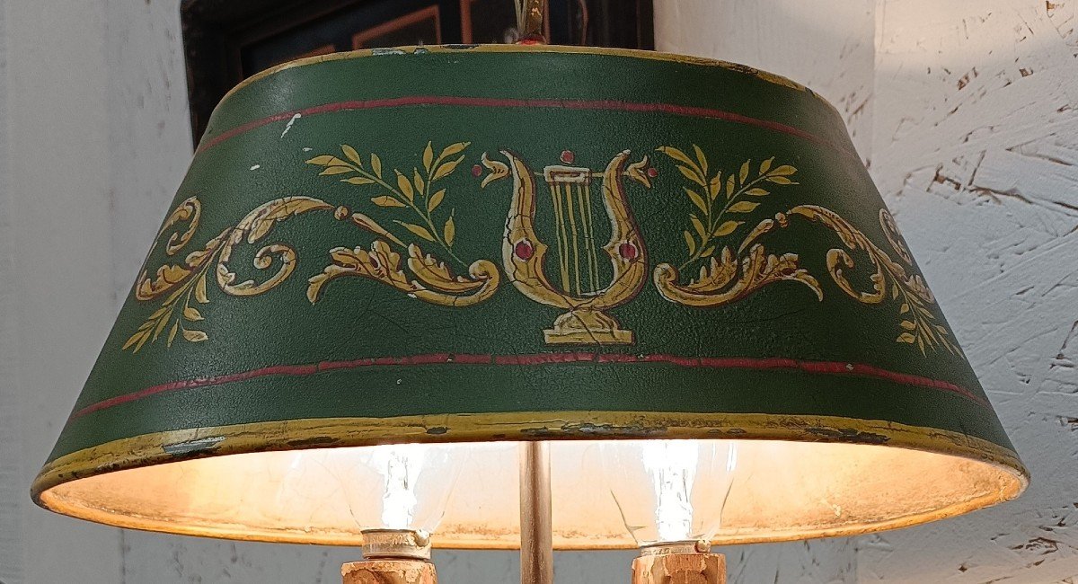 Directoire-19th Style Bouillotte Lamp-photo-2