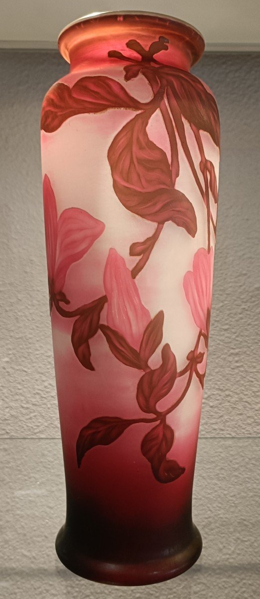 Vase Signed Vessiere - Nancy-photo-2