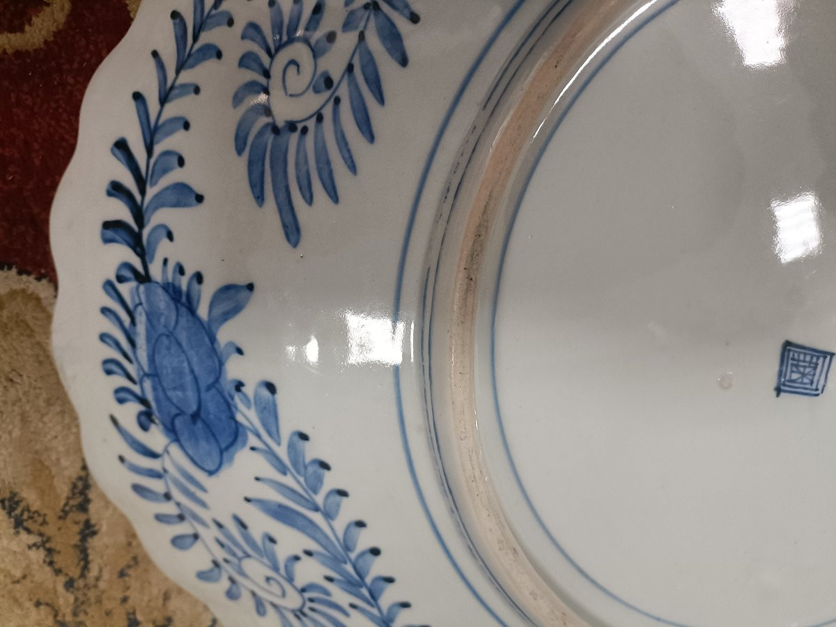 Grand plat Imari - XIXe-photo-3