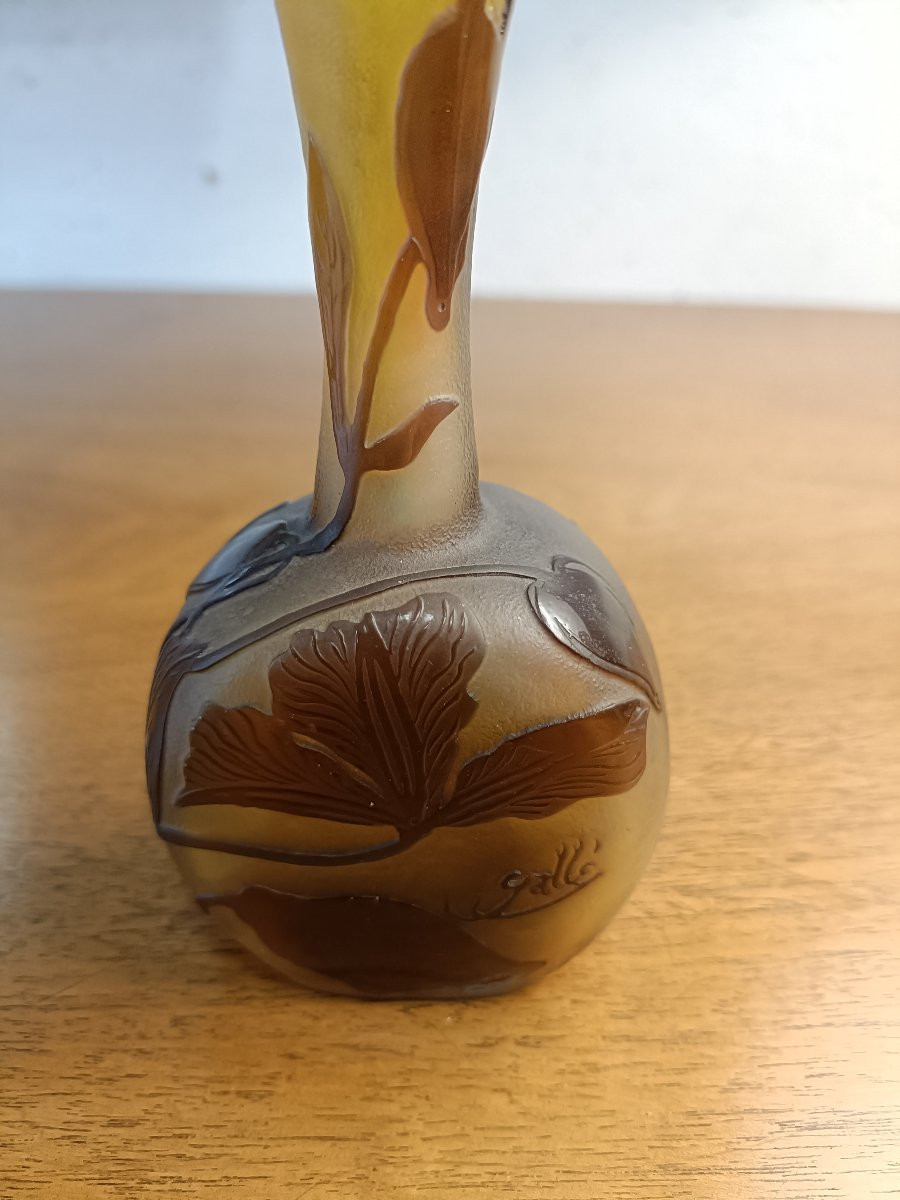 Gallé - petit vase -photo-2