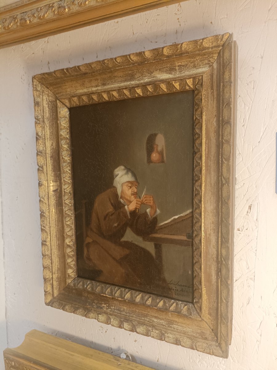 The Feather Cutter. Adriaen Brouwer-photo-3