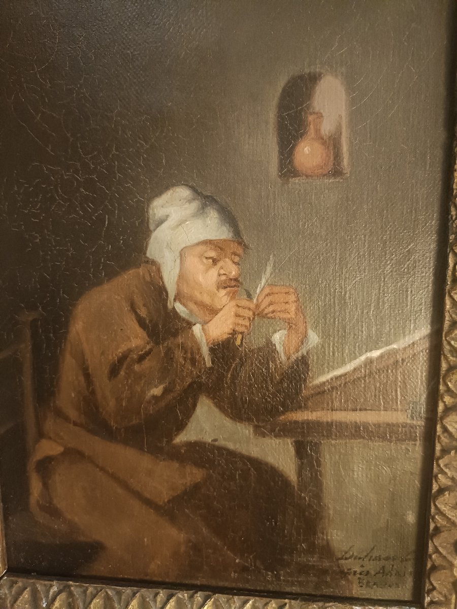 The Feather Cutter. Adriaen Brouwer-photo-5