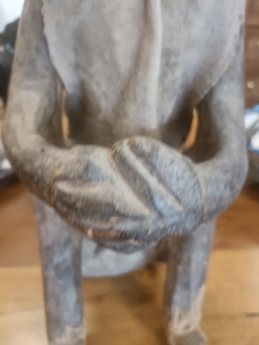 Afrique de l'Ouest? Statue d'homme-photo-3