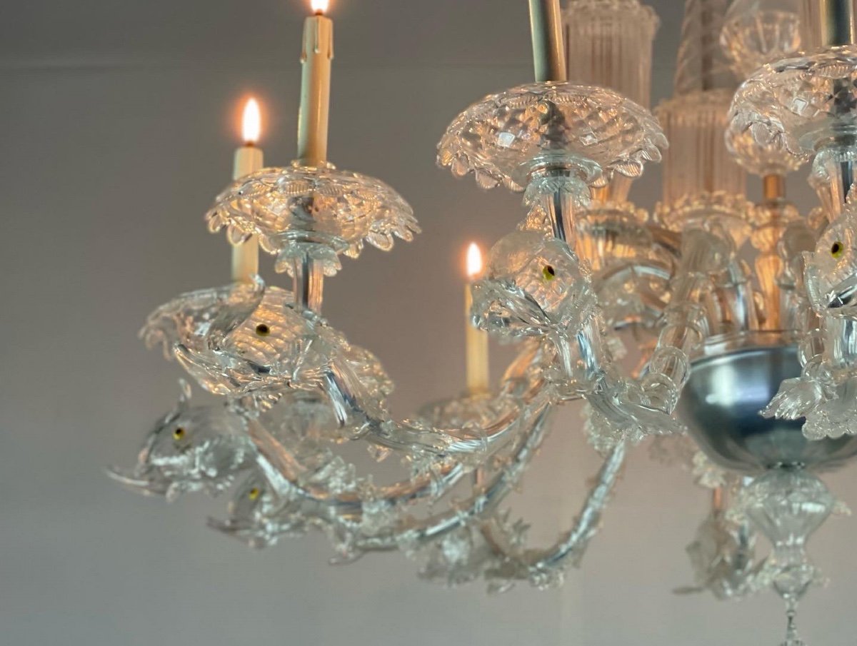 Venitian Chandelier In Murano Glass 12 Arms Of Light -photo-5