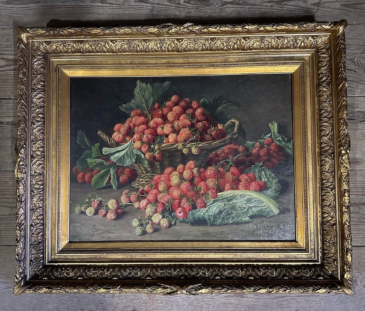 Still Life , Oil On Canvas, Signed Jean Capeinick