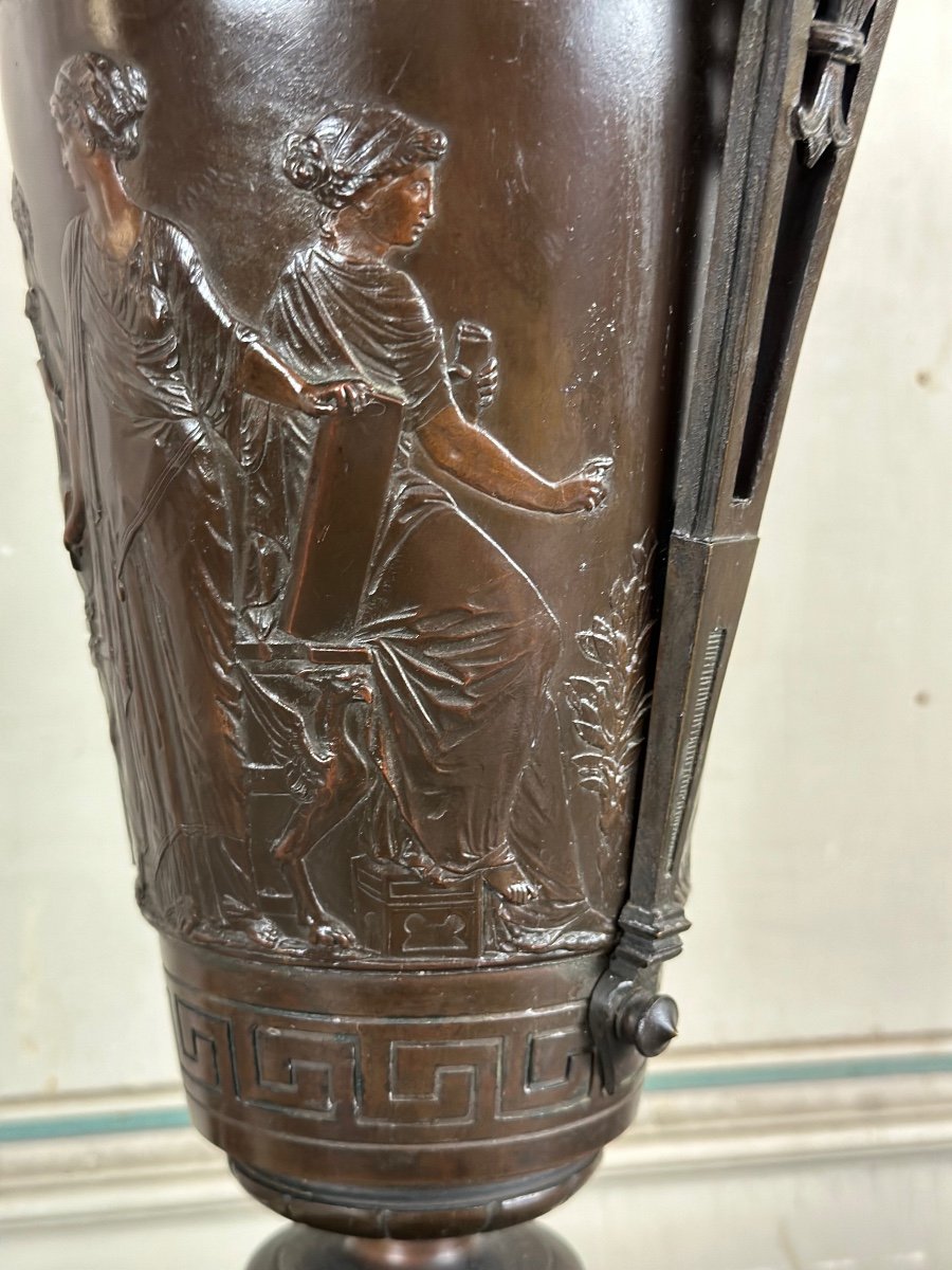Vase En Bronze Dans Le Goût De L’antique, France Vers 1880-photo-4