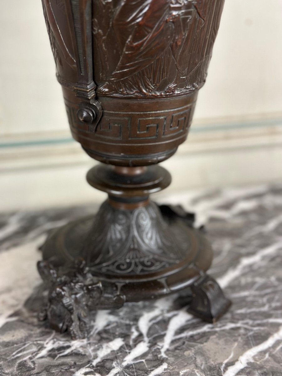 Vase En Bronze Dans Le Goût De L’antique, France Vers 1880-photo-6