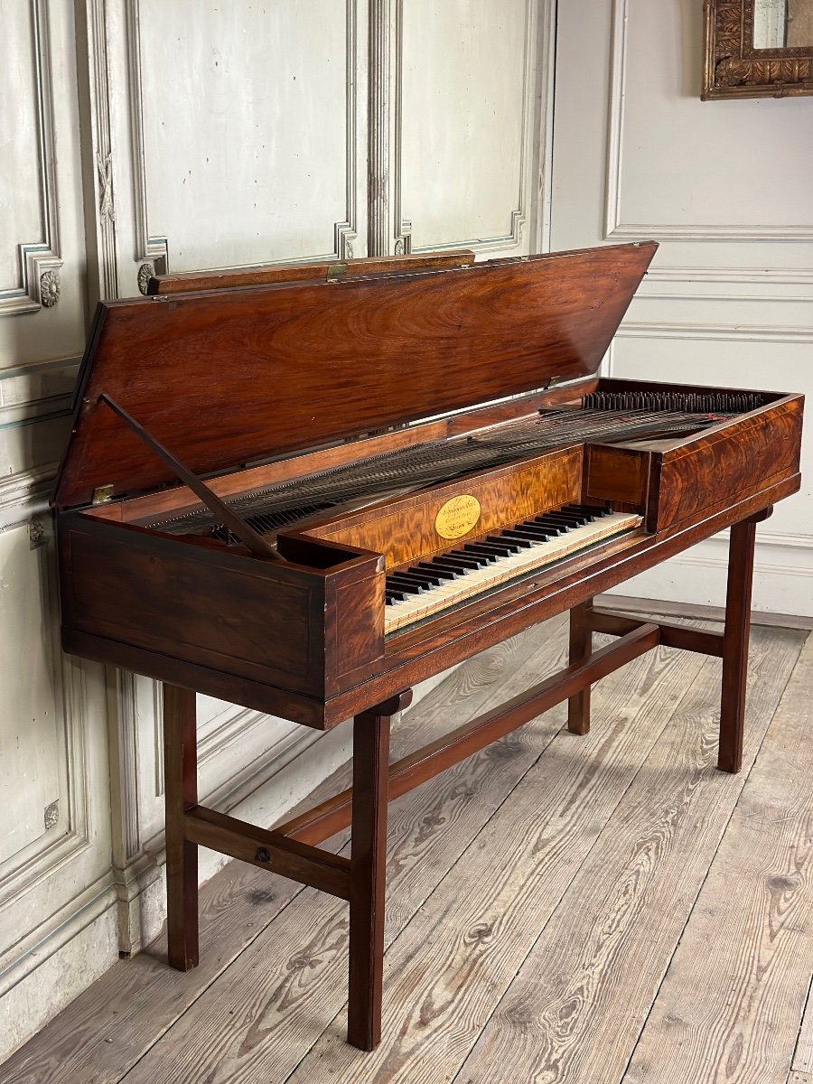 Mahogany Square Piano, J Jenkinson In London, Before 1780-photo-4