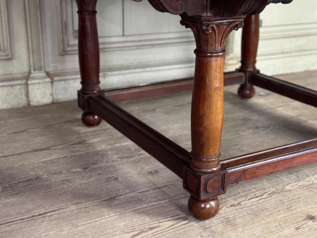 Pair Of Mahogany Library Tables, Circa 1880-photo-7