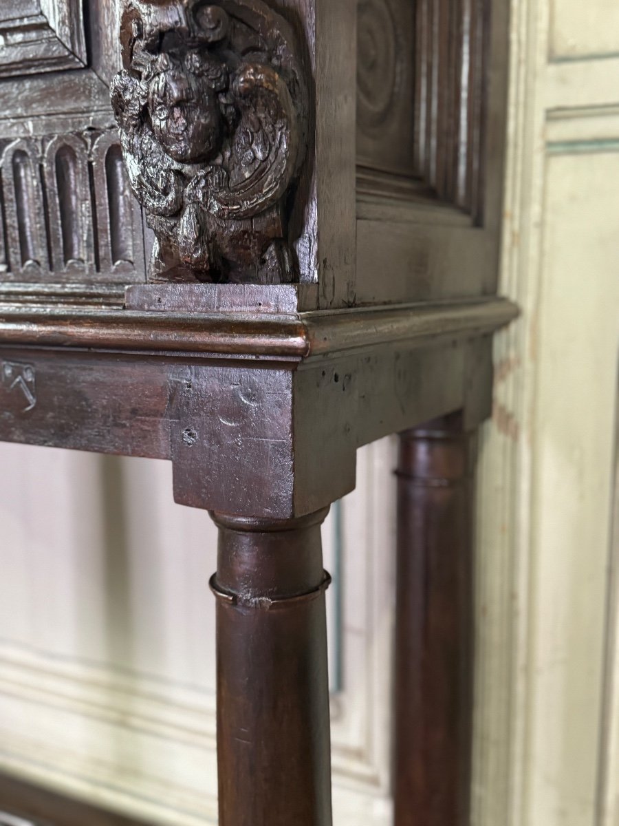 Renaissance Credenza, Dressoir-cabinet, Netherlands, 17th Century-photo-2