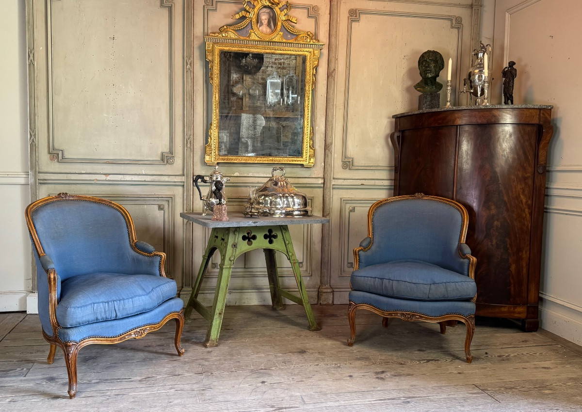 Industrial Metal Table In The Eiffel Style, Original Worn Green Paint, Circa 1900-photo-8