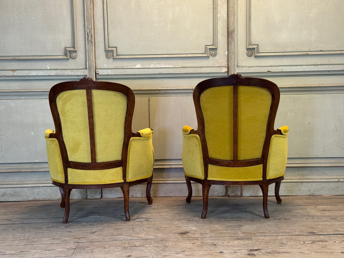 Pair Of Large Louis XV Shepherdesses, Stamped By François Foliot, Who Became A Master In 1749-photo-6