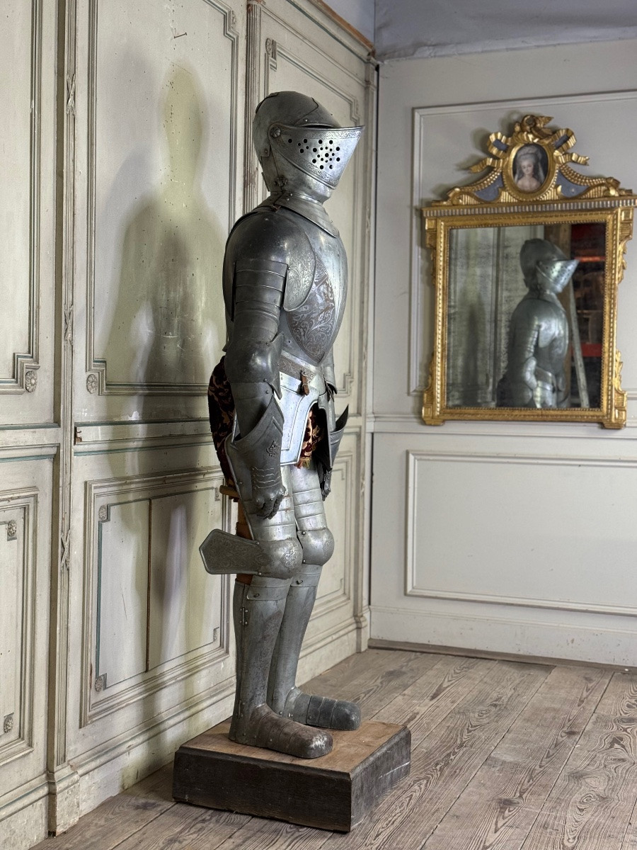 Renaissance-style Armor, Circa 1880-photo-2