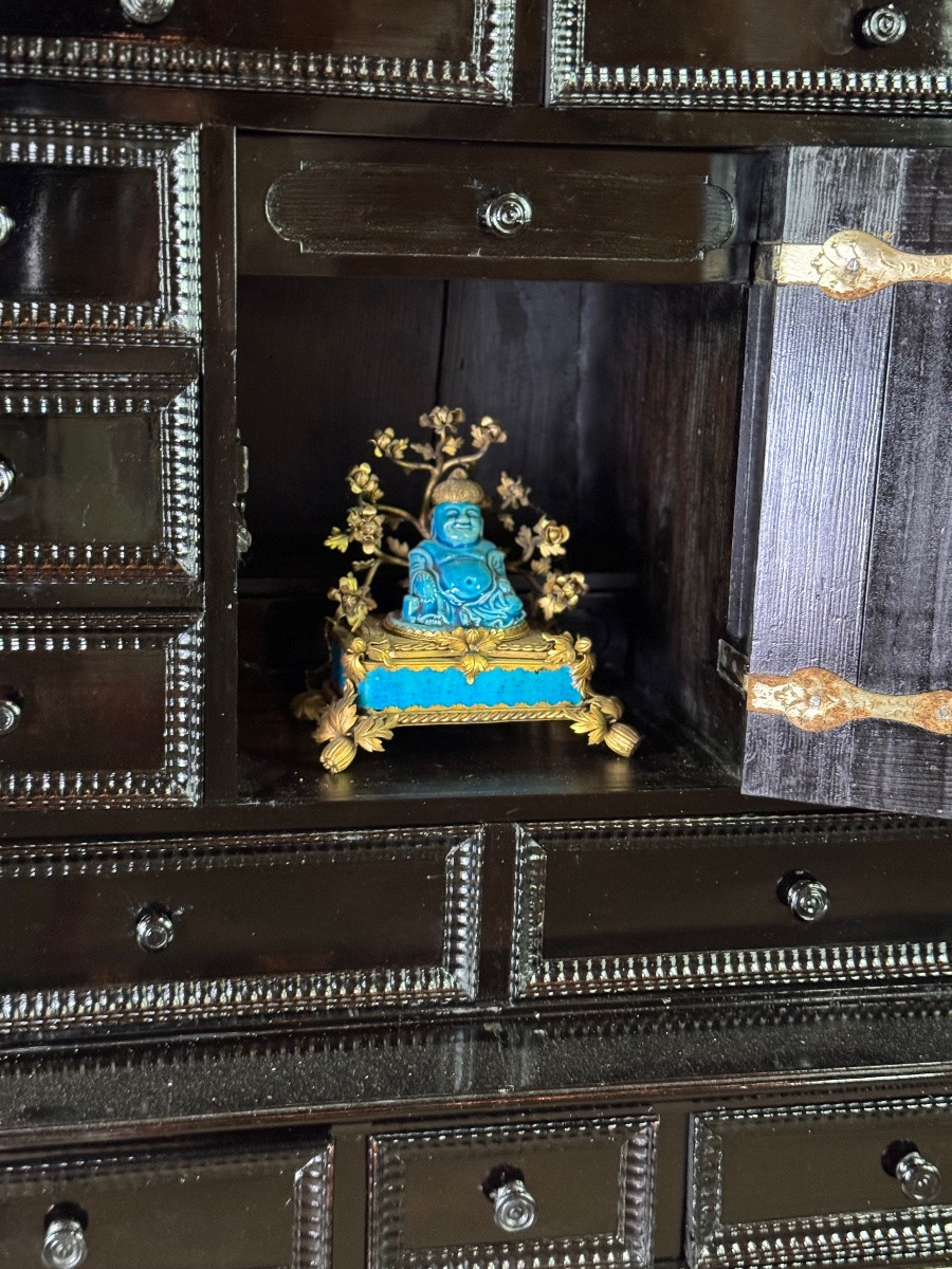 Antwerp Cabinet, Ebony And Blackened Wood, 17th Century -photo-7