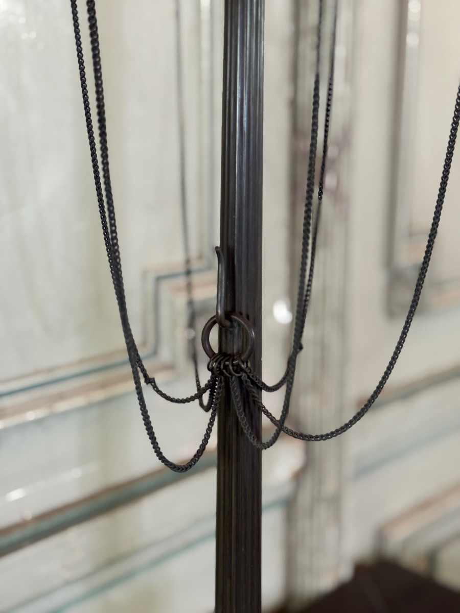 Pair Of Large Bronze Candelabras In The Antique Style, Circa 1880-photo-5