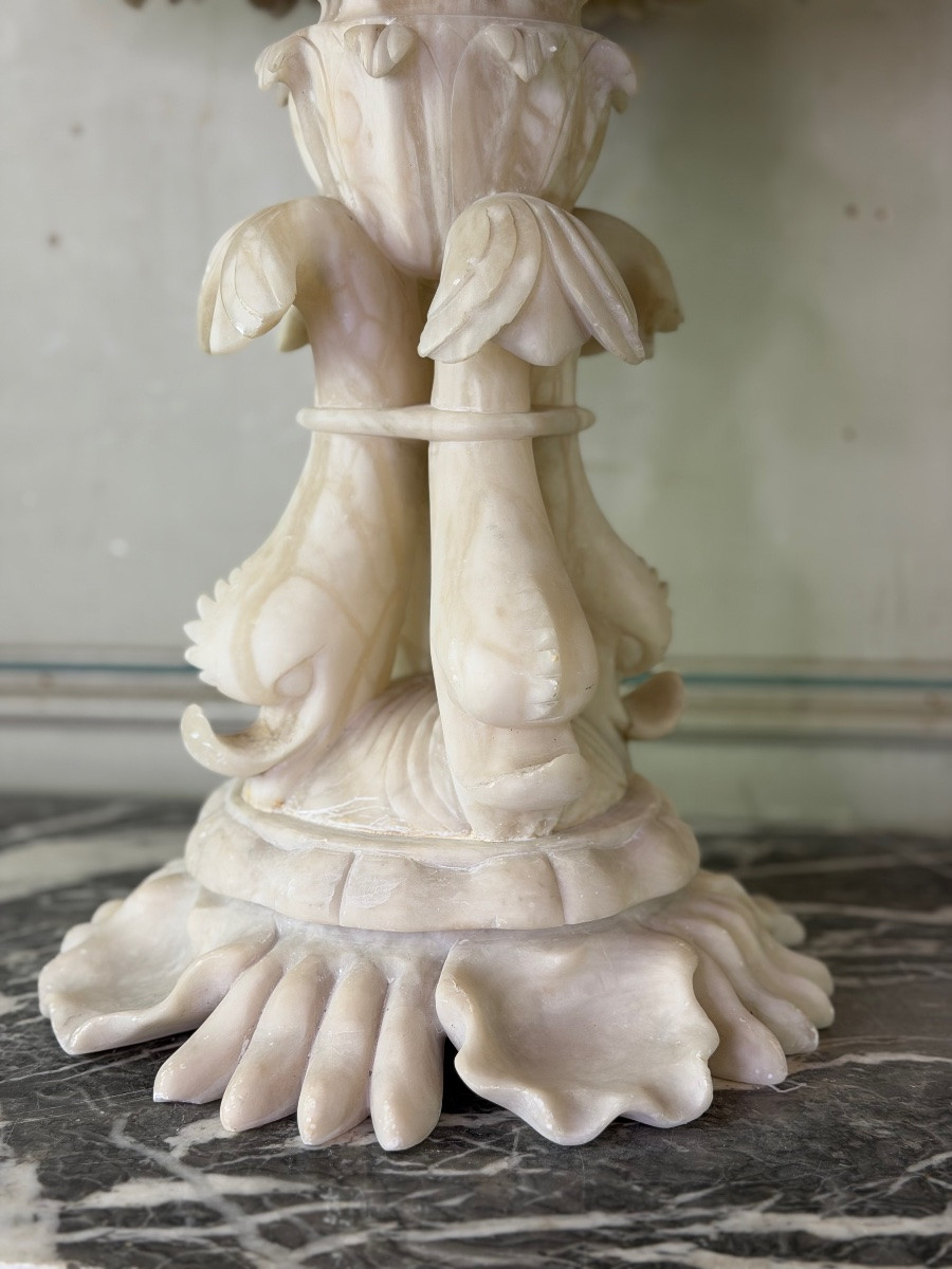 Large Alabaster Cup, Italy, Circa 1900-photo-4