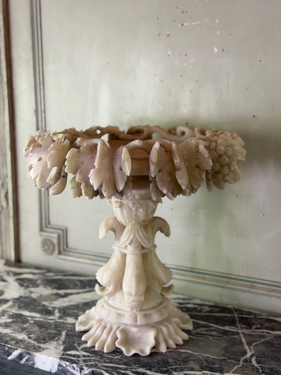 Large Alabaster Cup, Italy, Circa 1900-photo-7
