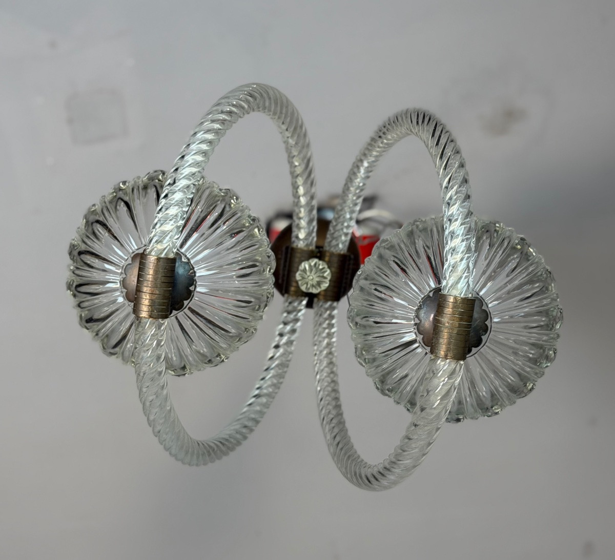 Venetian Chandelier In Murano Glass, Circa 1950-photo-3