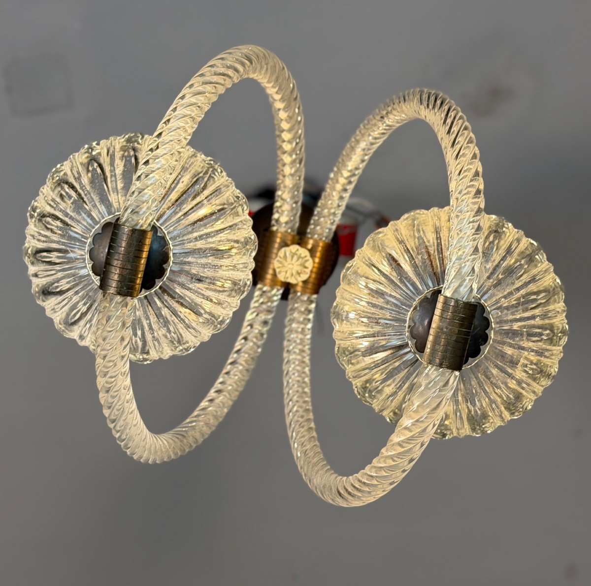 Venetian Chandelier In Murano Glass, Circa 1950-photo-4