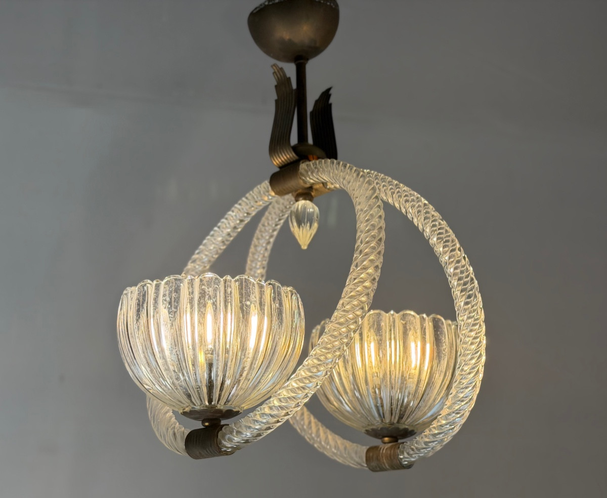 Venetian Chandelier In Murano Glass, Circa 1950