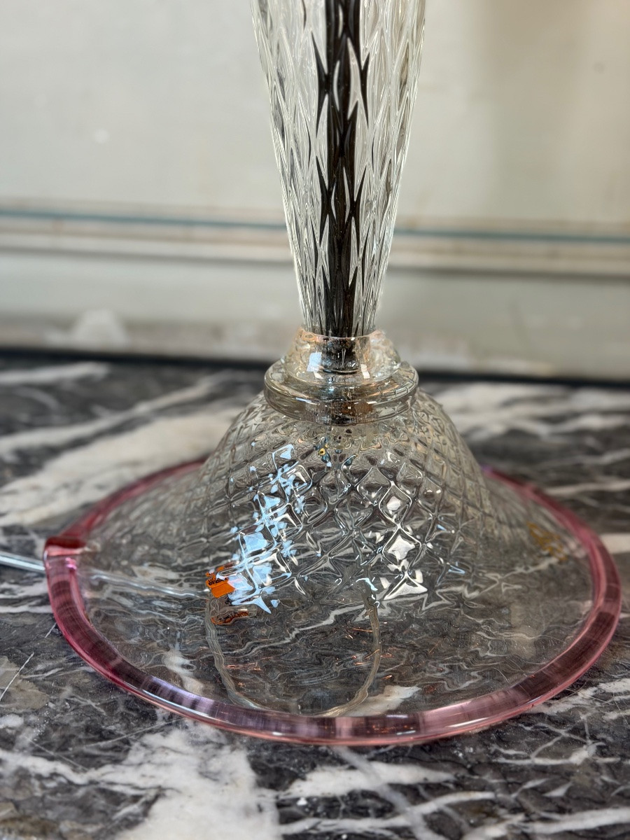 Grande girandole vénitienne en verre de Murano, vers 1950-photo-5